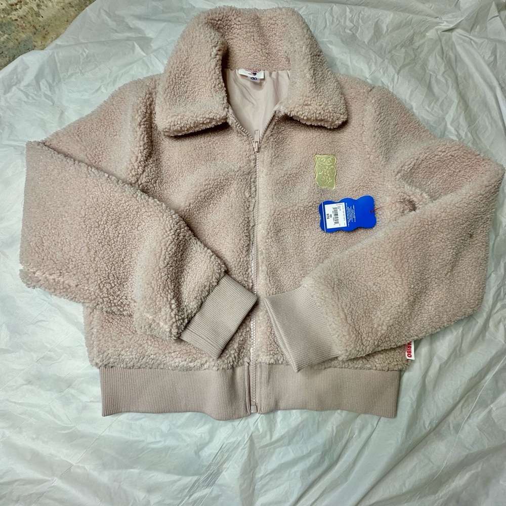 Cozy pink Sherpa Jacket